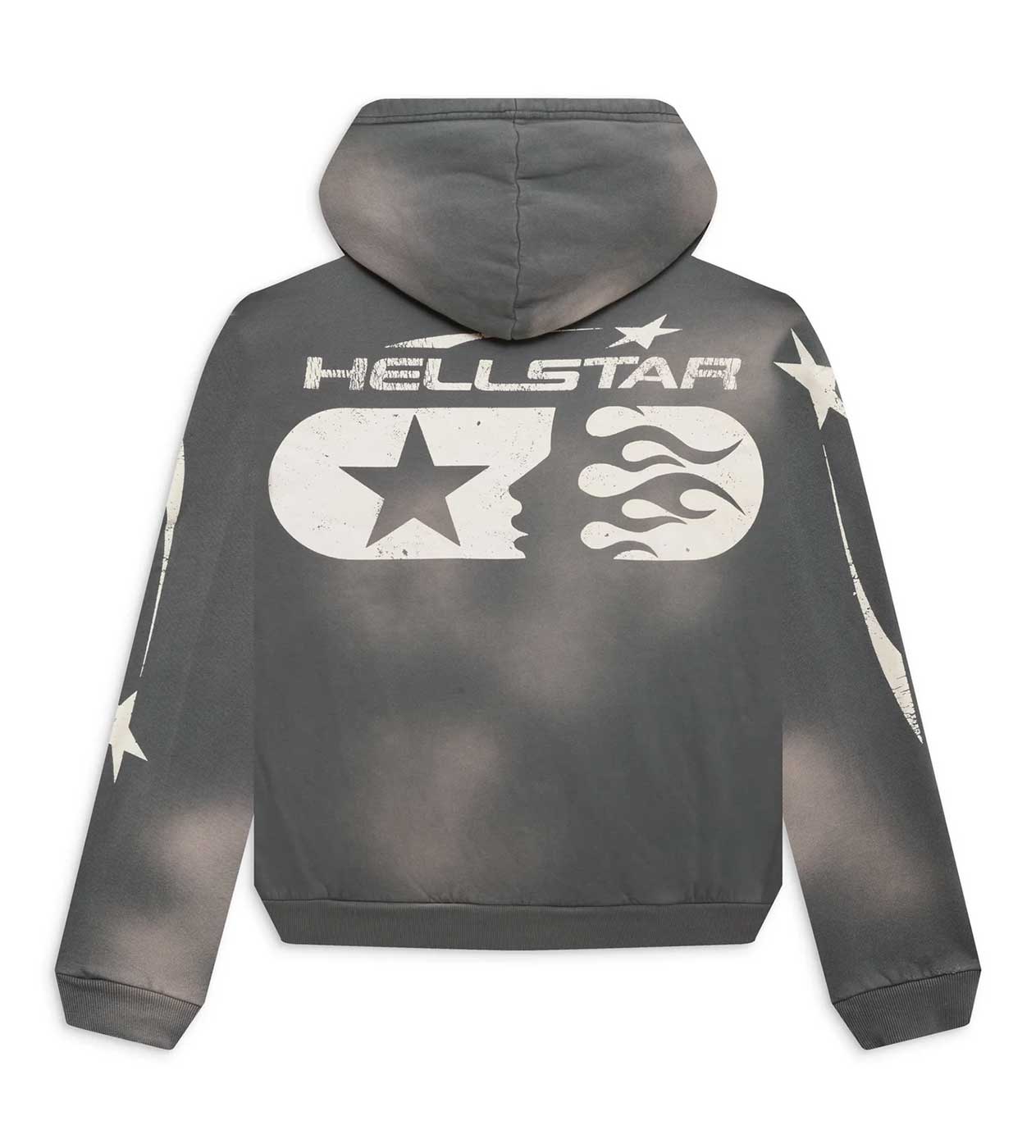 Hellstar-Studios-Zip-Up-Hoodie-Grey-back - Tesu Express