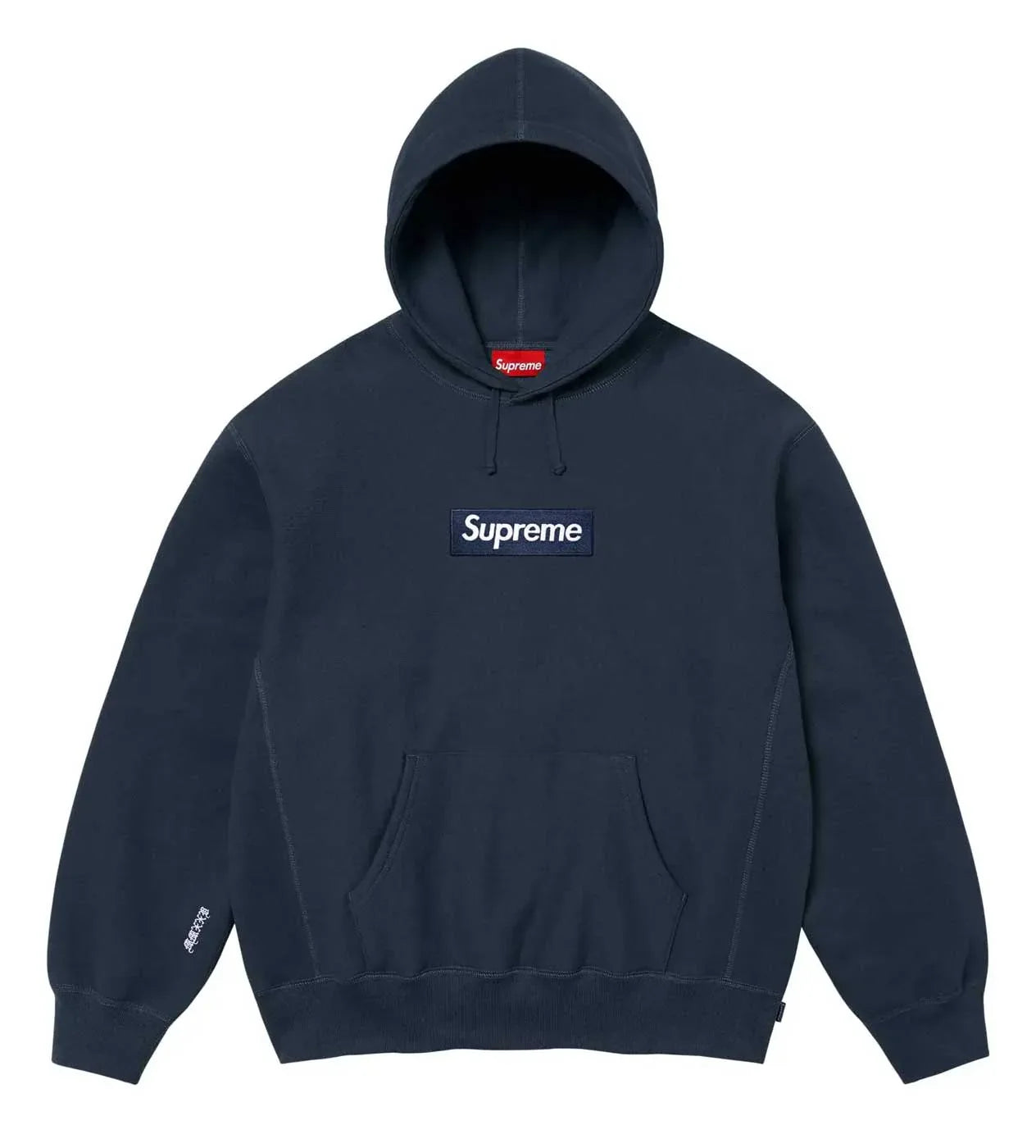 Supreme-Box-Logo-Hoodie-Navy-front - Tesu Express